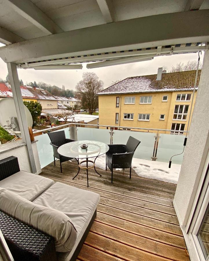 Luxurioeses Studio Im Zentrum, Balkon, Kamin, Klima Apartment ราเวนส์บวร์ก ภายนอก รูปภาพ